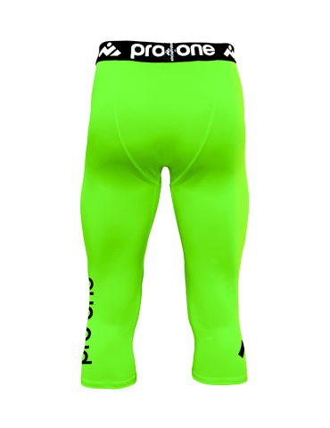 Pantalón Licra 3/4 Pro-One Spark Verde Limon 2