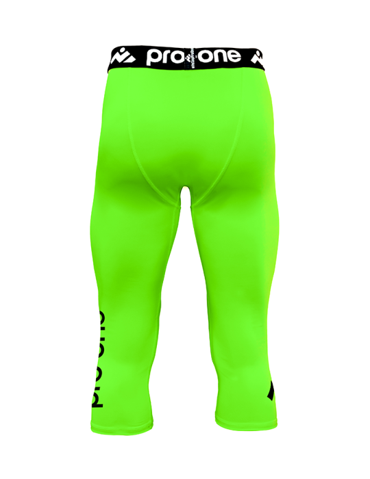 Pantalón Licra 3/4 Pro-One Spark Verde Limon