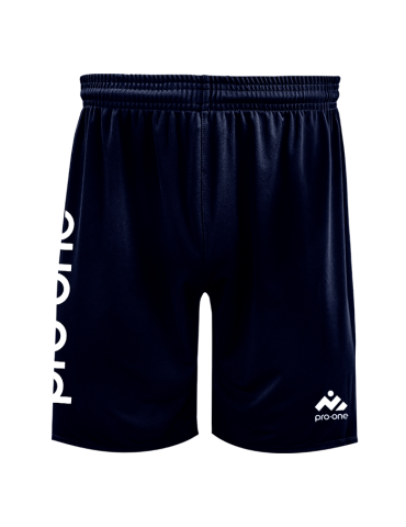 Short Pro-One Evo Azul Marino/Logo Blanco