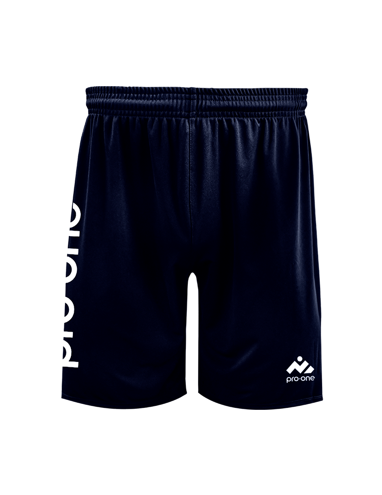 Short Pro-One Evo Azul Marino/Logo Blanco