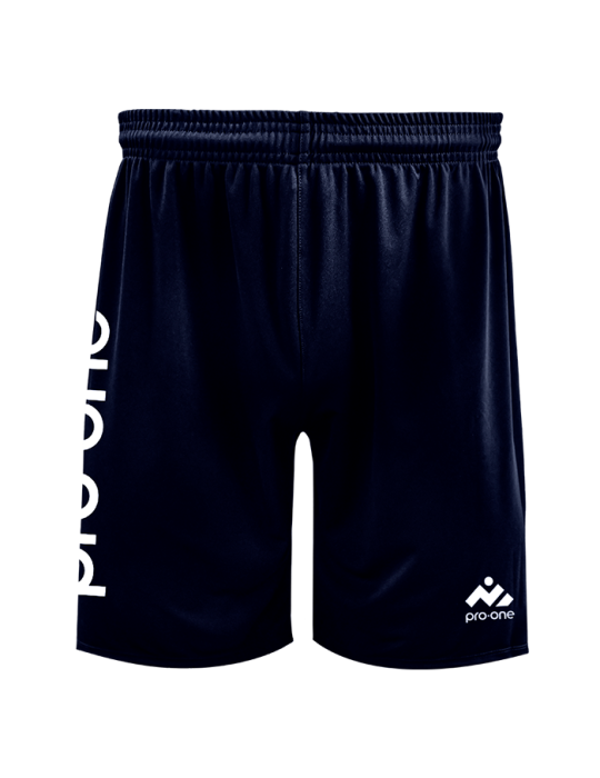 Short Pro-One Evo Azul Marino/Logo Blanco