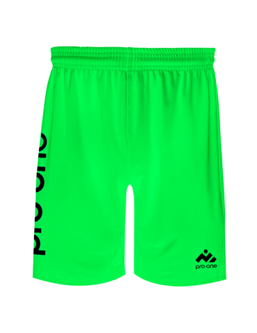 Short Pro-One Evo Verde Neón/Logo Negro