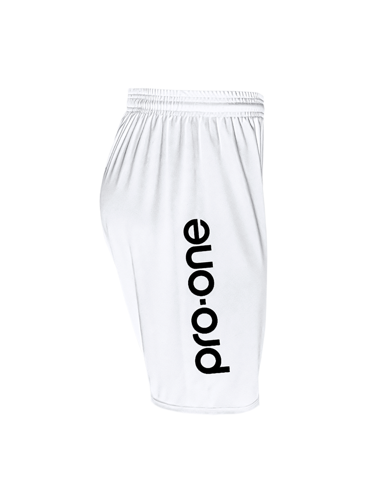 Short Pro-One Evo Blanco/Logo Negro