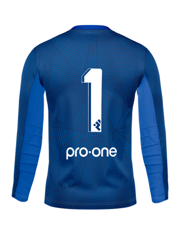 Camiseta Arquero M/Larga Pro-One Energy Azul Acero/Fucsia 2