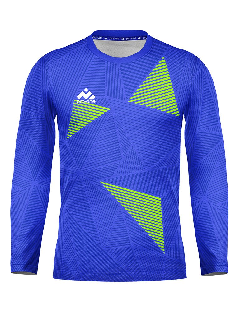 Camiseta Arquero M/Larga Pro-One Energy Azulino/Verde Limón