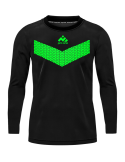 Camiseta Arquero M/Larga Pro-One Premier Negro/Logo Verde Neón