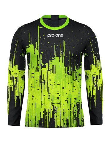 Camiseta Arquero M/Larga Pro-One Stripe Verde