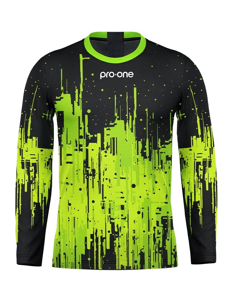 Camiseta Arquero M/Larga Pro-One Stripe Verde