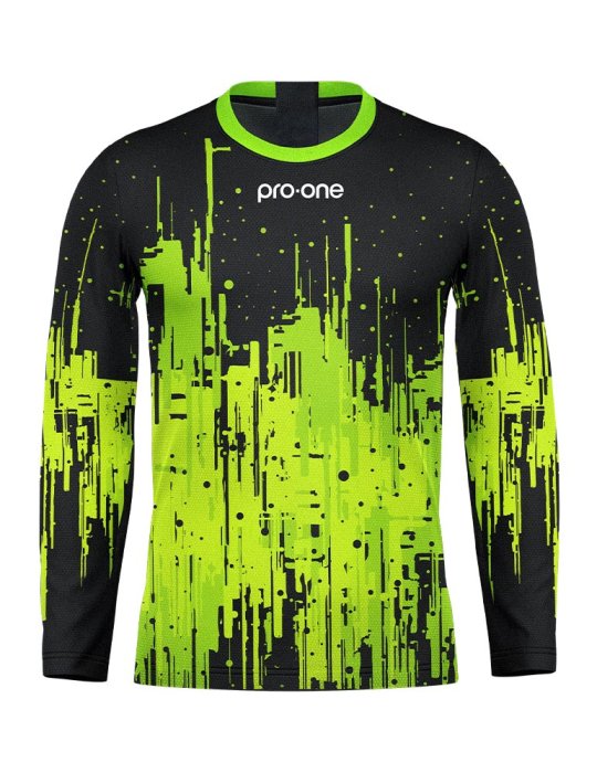 Camiseta Arquero M/Larga Pro-One Stripe Verde