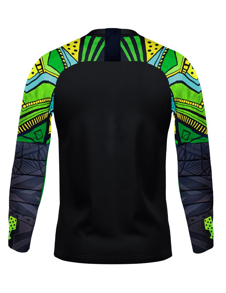 Camiseta Arquero M/Larga Pro-One Tempo RX Negro/Verde