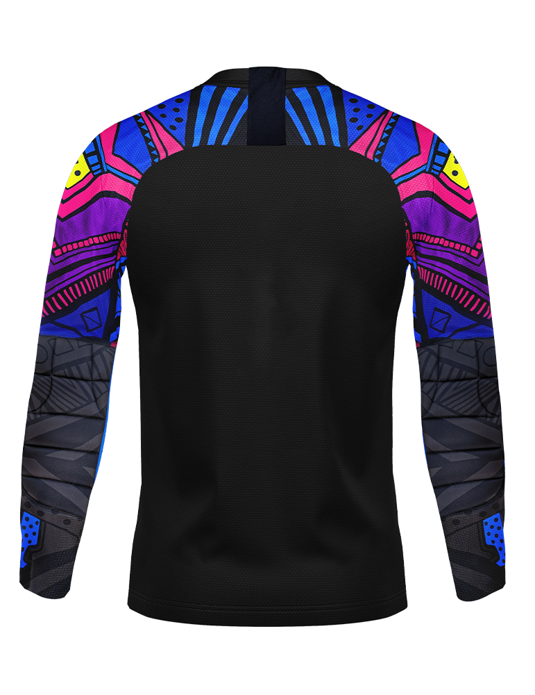 Camiseta Arquero M/Larga Pro-One Tempo RX Negro/Azul