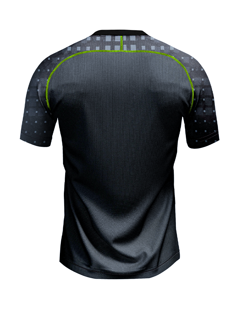 Camiseta de Arquero M/Corta Pro-One Unison Negro/Verde Neón