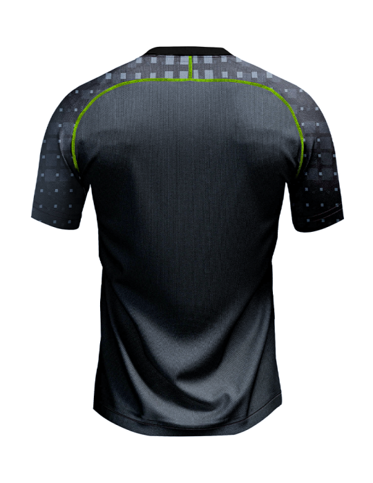 Camiseta de Arquero M/Corta Pro-One Unison Negro/Verde Neón