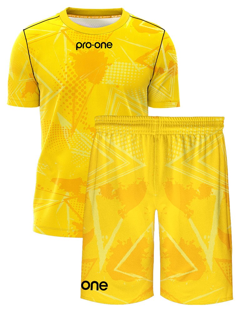 Conjunto Arquero M/Corta Pro-One Hyperion Amarillo