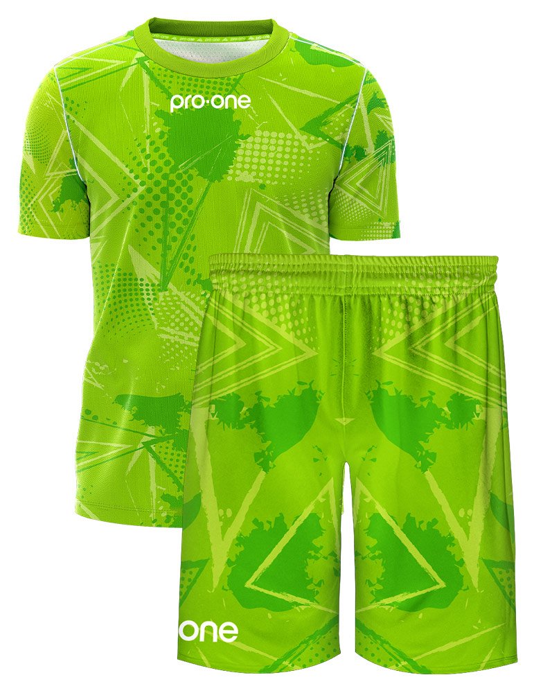 Conjunto Arquero M/Corta Pro-One Hyperion Verde Limón