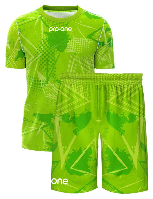 Conjunto Arquero M/Corta Pro-One Hyperion Verde Limón