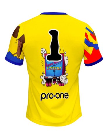 Conjunto Arquero M/Corta Pro-One Legacy Montoya Amarilla 2