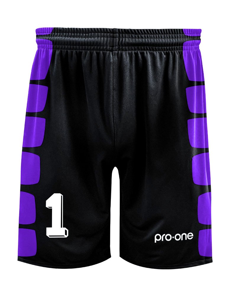 Conjunto Arquero M/Corta Pro-one Legacy Usa94 Negro/Morado/Gris