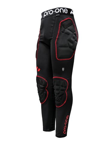 Pantalón Licra con Protecciones Pro-One Atom Rojo 2