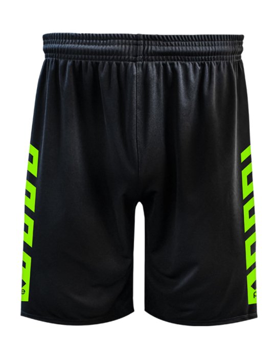 Short Pro-One New Evo Negro/Logo Amarillo Neón