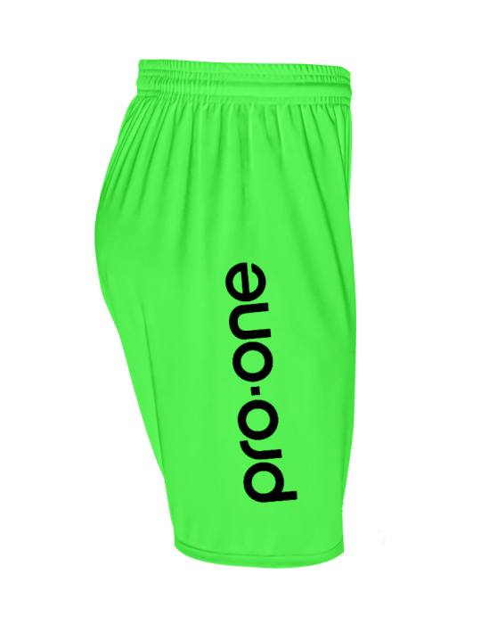 Short Pro-One Evo Verde Neón/Logo Negro