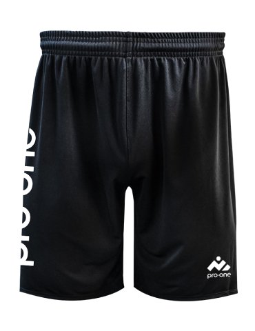 Short Pro-One Evo Negro/Logo Blanco
