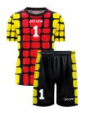 Conjunto Arquero M/Corta Pro-one Legacy Usa94 Negro/Rojo/Amarillo