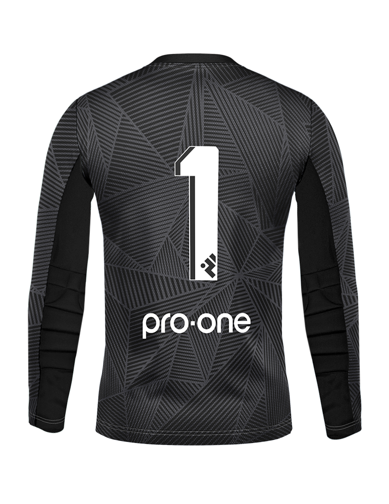 Camiseta Arquero M/Larga Pro-One Energy Negro/Dorado