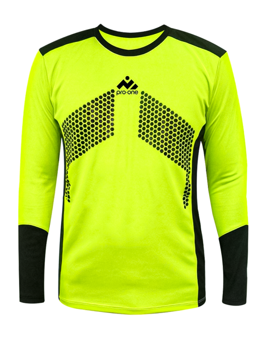 Camiseta Arquero M/Larga Pro-One Premier Amarillo Neon/Negro