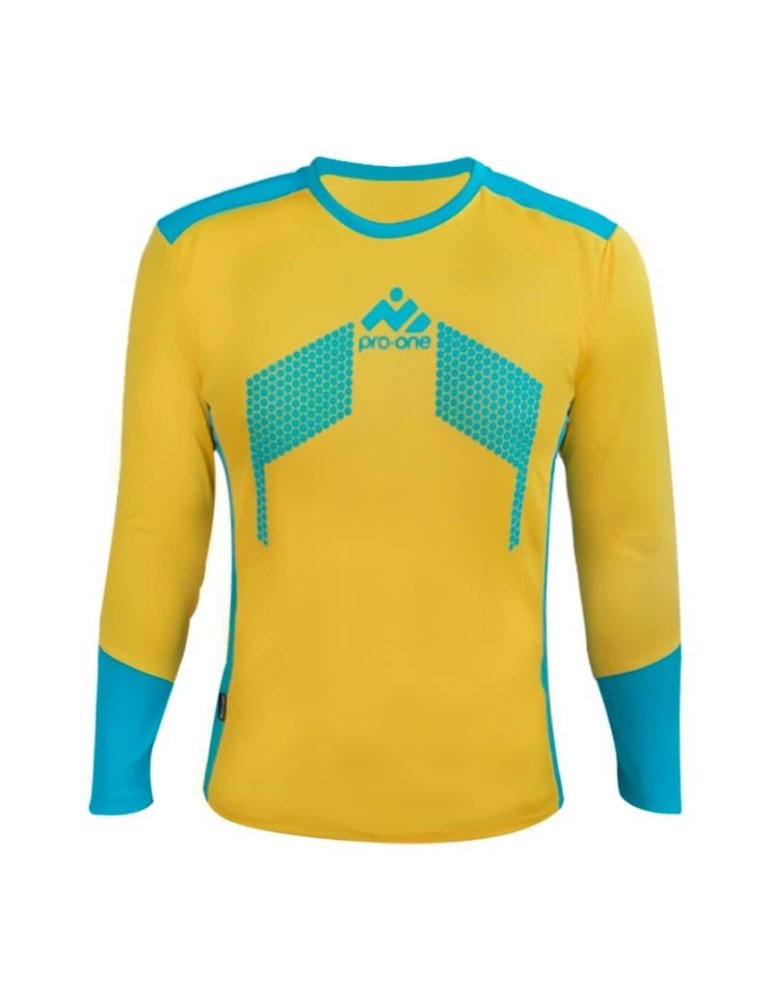 Camiseta de Arquero Pro-One Premier Amarillo/Turquesa
