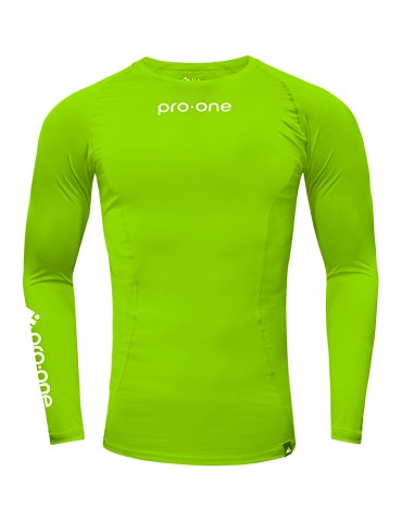 Polo Licra Pro-One Compressor Verde Limón