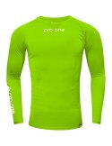 Polo Licra Pro-One Compressor Verde Limón