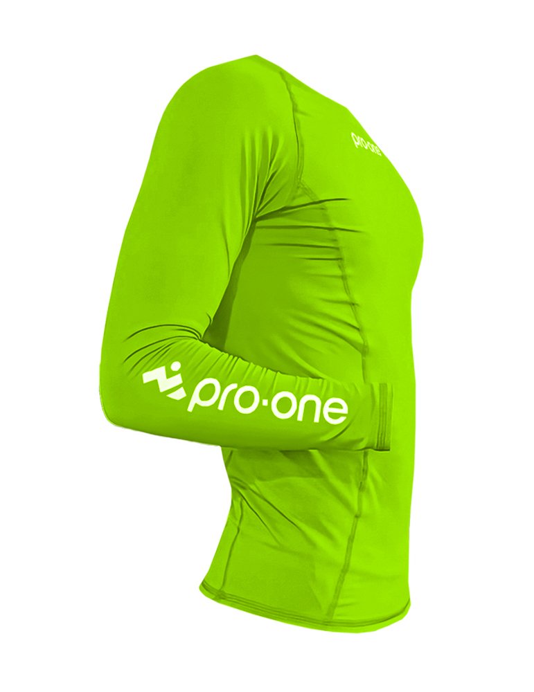 Polo Licra Pro-One Compressor Verde Limón