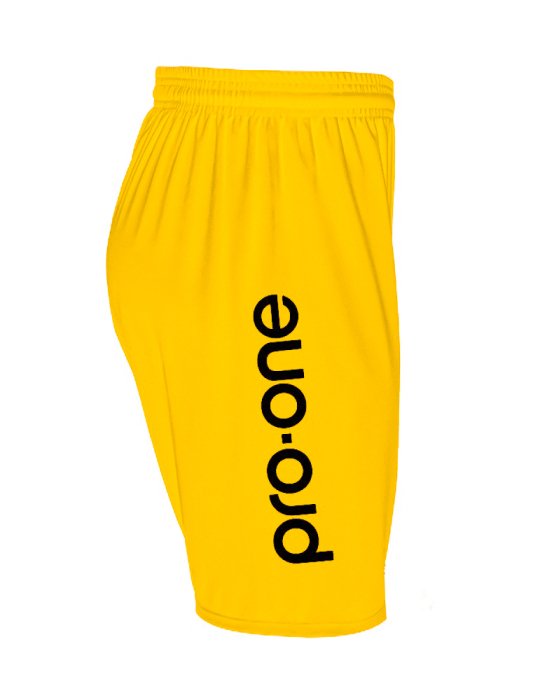 Short Pro-One Evo Amarillo/Logo Negro