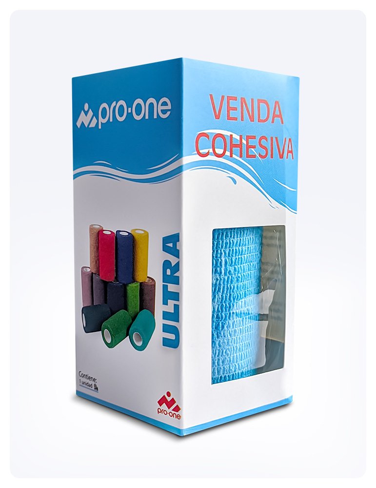 Pack Vendas Cohesivas 10 cm Pro-One Ultra (2 Unidades)