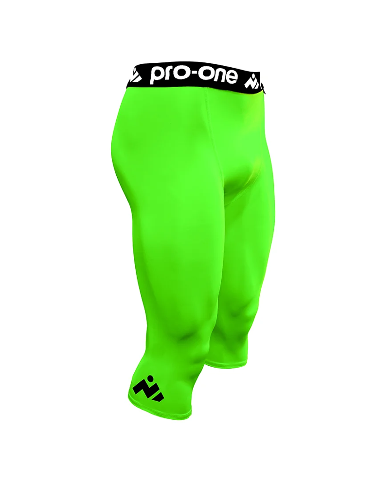 Pantalón Licra 3/4 Pro-One Spark Verde Limon