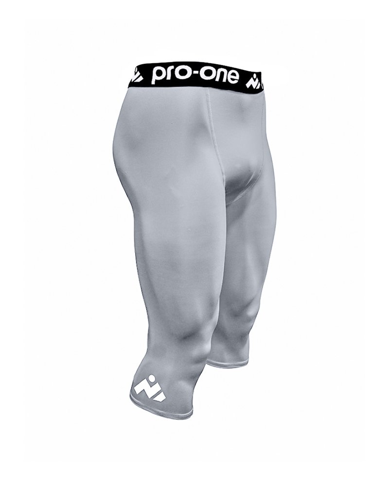 Pantalón Licra 3/4 Pro-One Spark Gris Claro