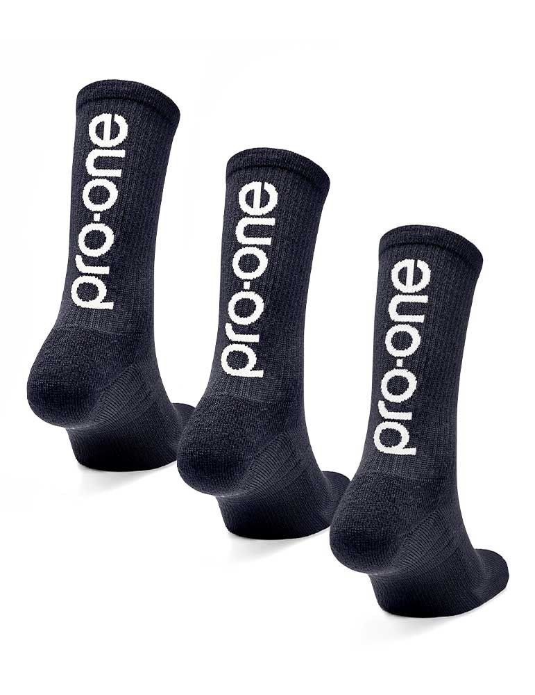Pack De 3 Pares De Medias Pro-One Radeon Negro