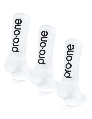 Pack de 3 Pares De Medias Pro-One Radeon Blanco 2