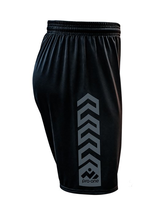 Short Pro-One New Evo Negro/Logo Gris Oscuro