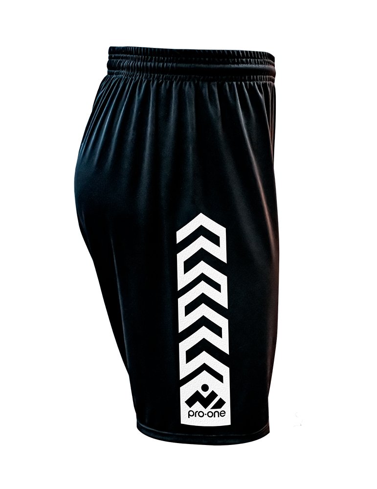 Short Pro-One Evo Negro/Logo Blanco