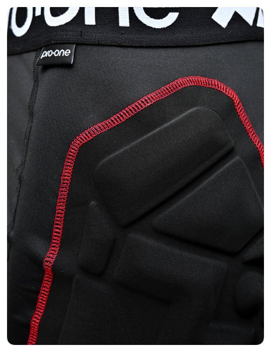 Pantalón Licra con Protecciones Pro-One Atom Rojo