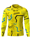 Camiseta Arquero M/Larga Pro-One Focus Amarillo/Negro/Azul