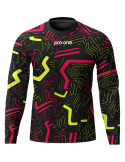 Camiseta Arquero M/Larga Pro-One Focus Negro/Rojo/Verde