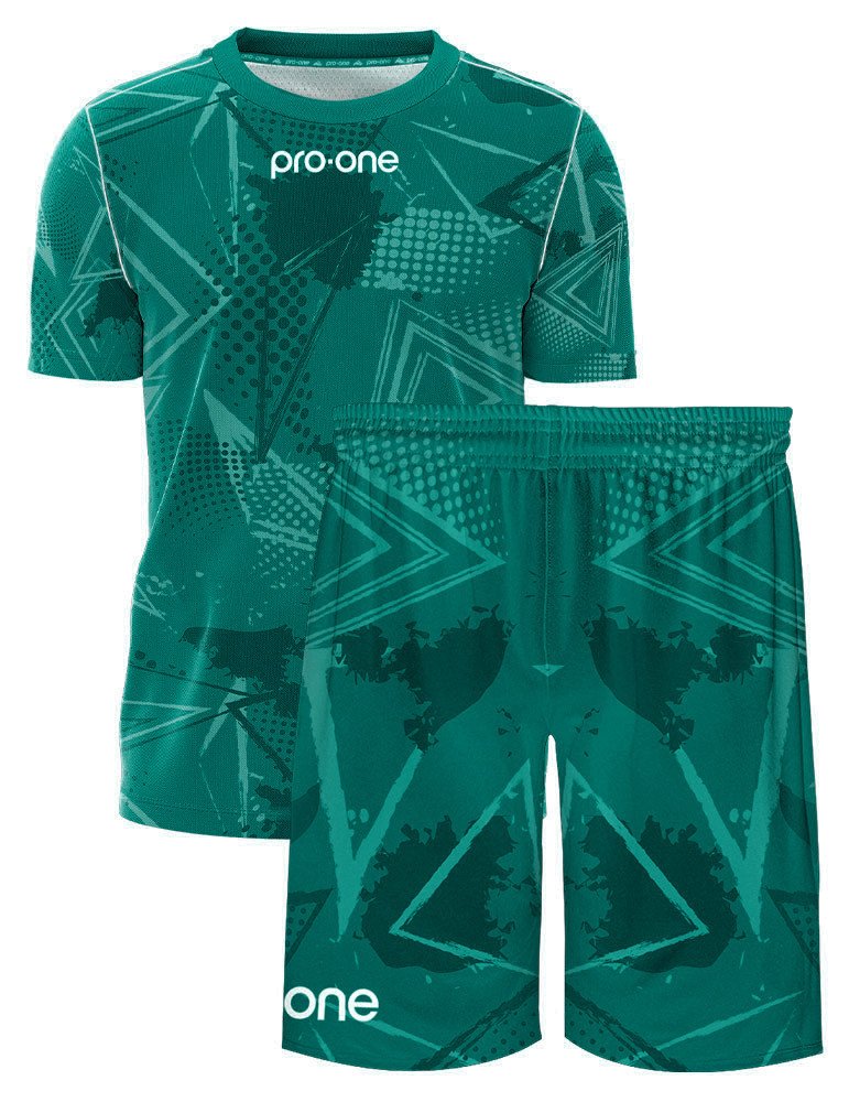 Conjunto Arquero M/Corta Pro-One Hyperion Verde Jade