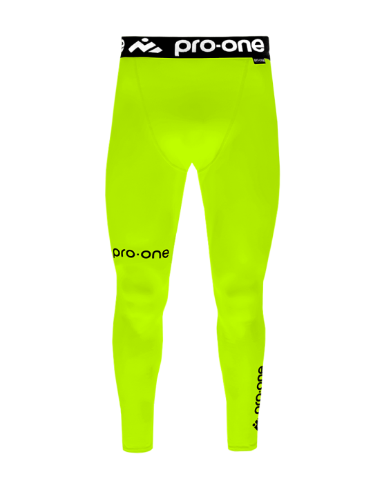 Pantalón Licra Pro-One Meta Amarillo Neon
