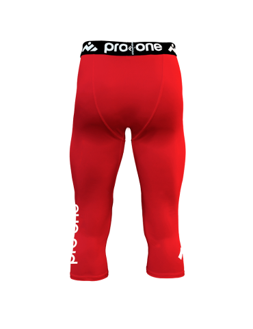 Pantalón Licra 3/4 Pro-One Spark Rojo 2