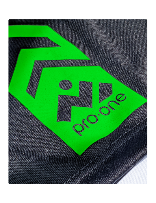 Short Pro-One New Evo Negro/Logo Verde Neon
