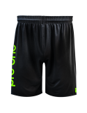 Pro-One Evo Shorts Black/Neon Yellow Logo