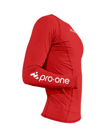 Polo licra Pro-One Compressor Rojo 2